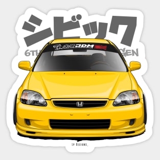 Civic Ek Sticker